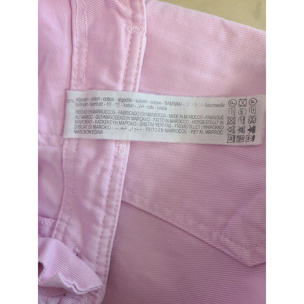 Y2K Zara Cargo Streetwear Womens Pants 10 Preppy Hip Hop Monochrome Girly - Picture 10 of 14
